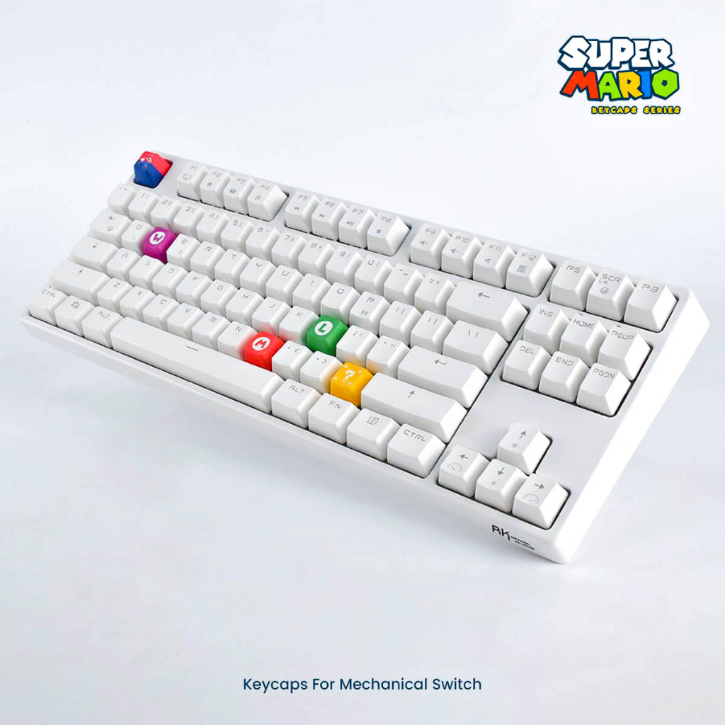 Mario KEYCAP keyboard ปุ่มคีย์บอร์ด Custom Keycap 5ชิ้น ลายการ์ตูน ...