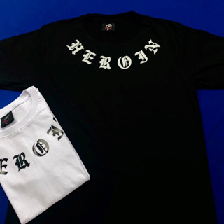 เสื้อวินเทจสกรีนลาย HERO สกรีนหน้าอย่างเดียว