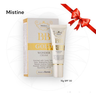 Mistine BB Gold Wonder Cream มิสทีน บีบี โกลด์ วันเดอร์ครีม ขนาด 15กรัม SPF 30 กันแดด