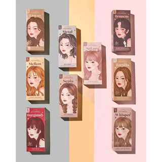 12สีพร้อมส่ง🔥ยาย้อมผมKota สีย้อมผมออแกนิค ครีมยาย้อมผมออแกนิค ยาย้อมผมโคตะ 🌿☘️