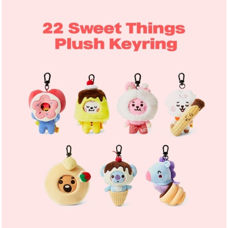 (พร้อมส่ง) พวงกุญแจ BT21