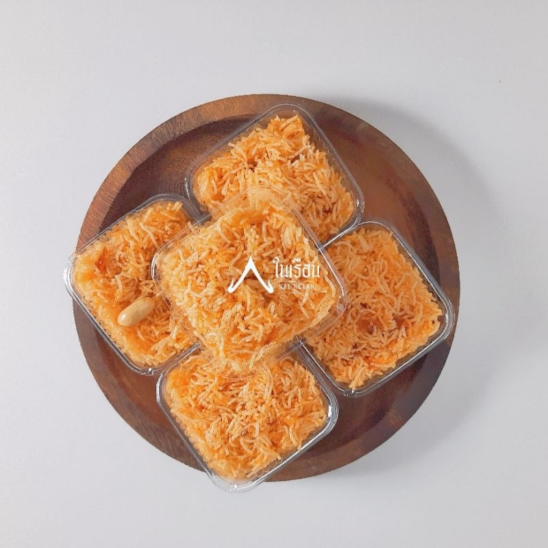 หมี่กรอบสามรสขนาดบรรจุ 1 ชิ้น ถุงซีลสดใหม่