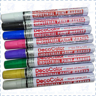 [กันน้ำ/ลบไม่ได้] ปากกาเพ้นท์มาร์คเกอร์ Marvy Uchida รุ่น 728 DecoColor Industrial Paint Marker