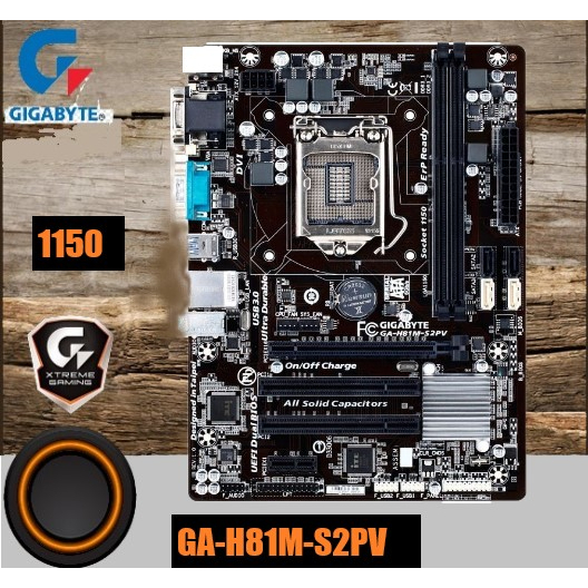 1150/MAINBOARD/GIGABYTE GA-H81M-S2PV/DDR3/GEN4