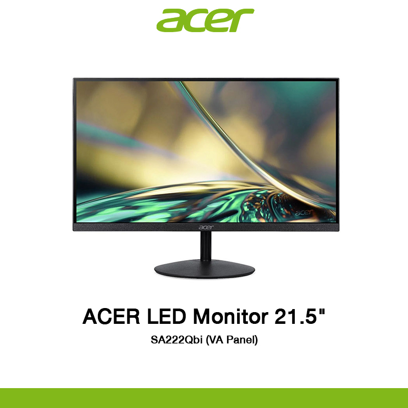 Acer LED Monitor 21.5" SA222Qbi (VA Panel) UM.WS2ST.Q01 มอนิเตอร์ ( หน้าจอคอมพิวเตอร์ )