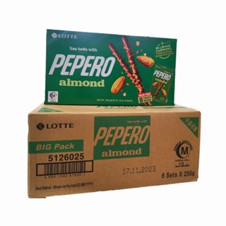 PEPERO almond 256g(ขายส่ง)