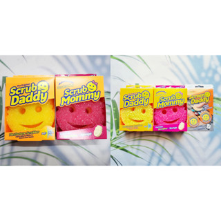 ชุดทำความสะอาดอเนกประสงค์ ฟองน้ำ+ที่เช็ดหน้าจอ Scrub Daddy, Scrub Mommy, Screen Daddy, Starter Pack (Scrub Daddy®)