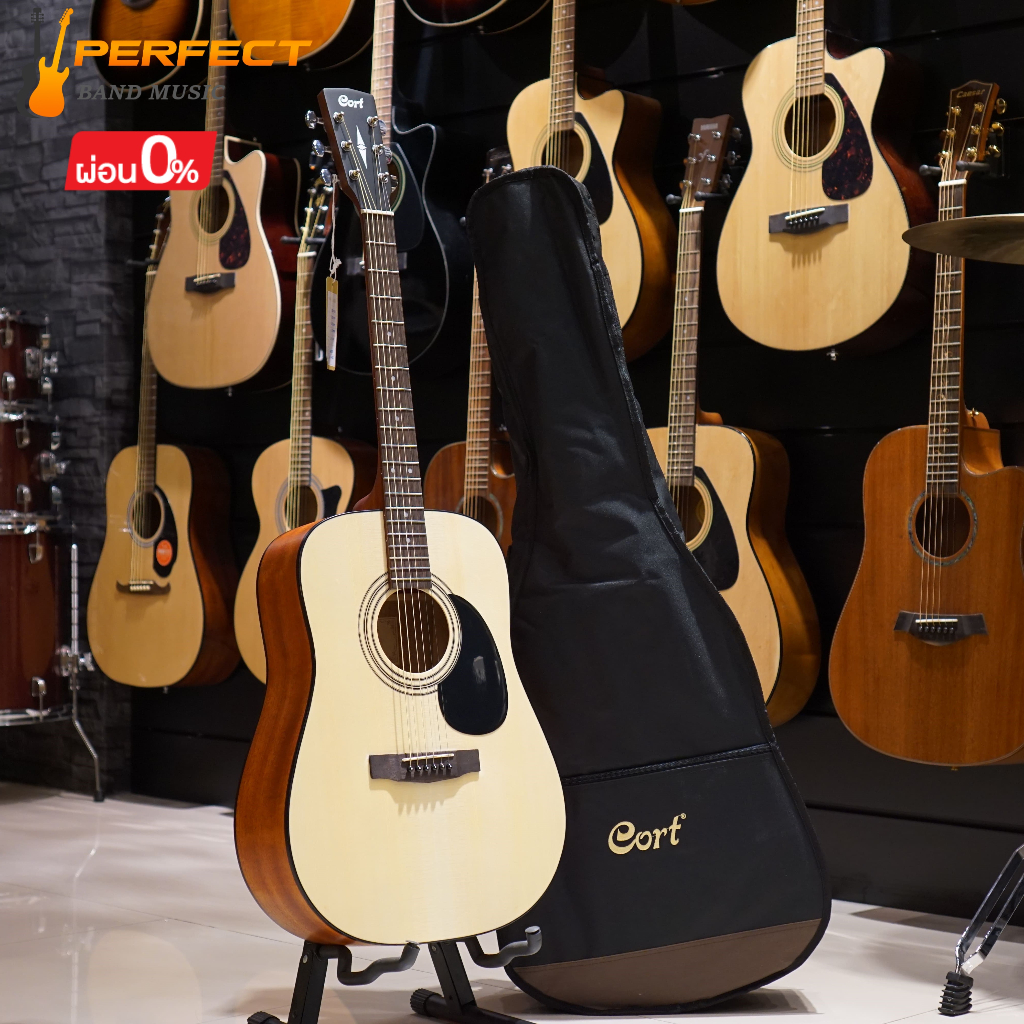 Cort AD810 กีตาร์โปร่ง Cort รุ่น AD810 มาพร้อมกระเป๋า และของแถม ผ่อน0% 10เดือน