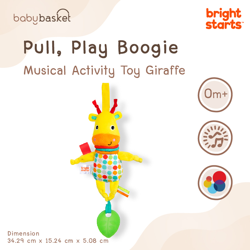 ของเล่นเด็ก โมบายตุ๊กตา Bright Starts Pull, Play Boogie Musical Activity Toy ช่วยเสริมสร้างพัฒนาการ