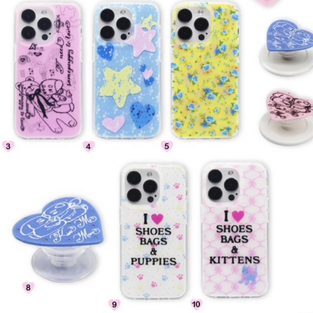 (พรี)Pups4ever case เคสไอโฟนแบบนิ่มสไตล์y2kจากแบรนด์Pup4ever