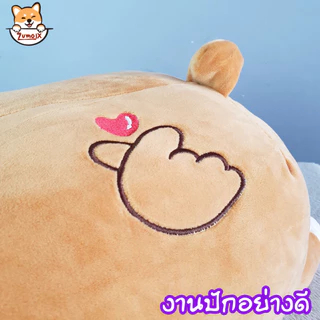 หมอนผ้าห่ม ตุ๊กตา หมู หนู แฮมเตอร์ ผ้าห่มนาโน 1 x1.6 m ตุ๊กตายาว ≈ 45 cm หมอนตุ๊กตาลายปักอย่างดี ผ้านุ่มมาก doll ZumoIX