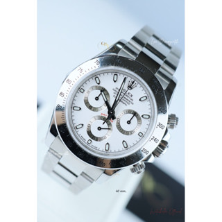 Rolex Daytona steel white dial 40 mm. Automatic swiss movement