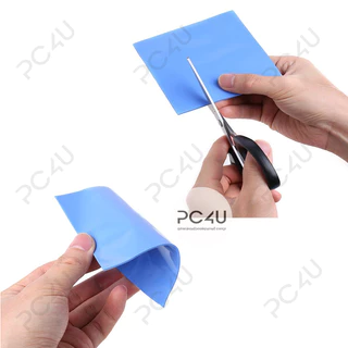 ซิลิโคนแผ่นระบายความร้อน GPU CPU Heatsink Cooling Thermal Pad ขนาด100mm.x100mm (นำความร้อน1.93W/m-K)