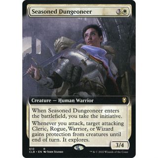 [MTG] Seasoned Dungeoneer
(Extended Art) [CLB] [WHITE] [RARE] [NORMAL] [ENG] (การ์ดเมจิค / Magic the Gathering)