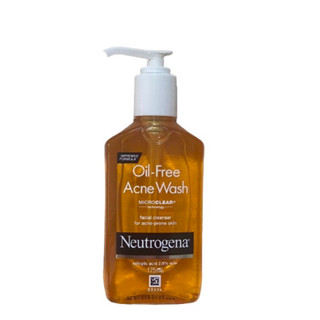 Neutrogena oil-free acne wash เจลล้างหน้า นูโทรจีน่า ออยล์ฟรี แอคเน่ วอช ขนาด 175 ml.