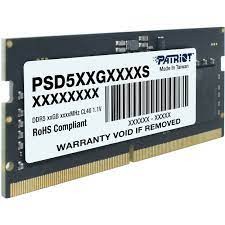 RAM PATRIOT 16GB (16GBx1) DDR5 4800MHz RAM NOTEBOOK (หน่วยความจำโน้ตบุ๊ค)