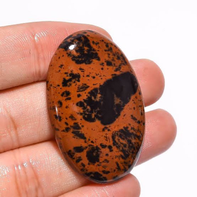 1 Pc AAA Quality Natural Mahagony Obsidian Wholesale Price Stone Cabochons Handmade And hand polished for Making Jewelry