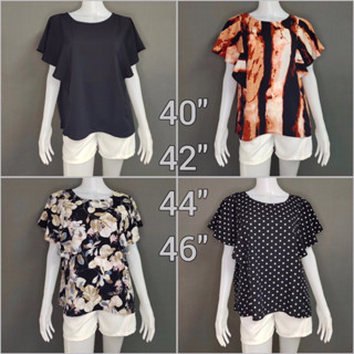 เสื้อผ้าไหมอิตาลี ทรงปีกค้างคาว อก 40,42,44,46 นิ้ว