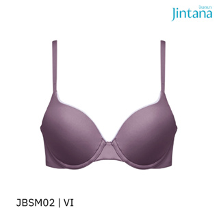 Jintana เสื้อชั้นใน (เสริมโครง) รุ่น Smoothie2 รหัส JBSM02 สีม่วง