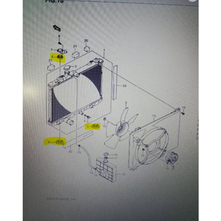 (ของแท้) 17879-75F00-000 ลูกยางยึดหูหม้อน้ำ  ซูซูกิ สวิฟต์ Suzuki Swift GL 1.5 L /สั่งของ 3-4 วัน/แท้ศูนย์/ราคาต่อ 1ชิ้น