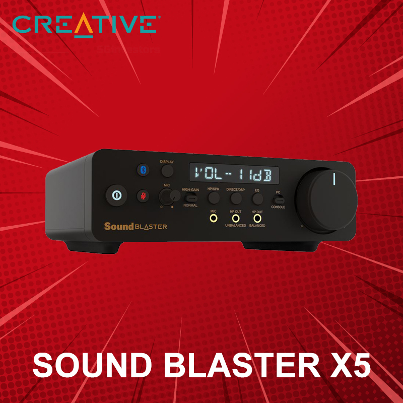 ซาวด์การ์ด Creative รุ่น Sound Blaster X5 ประกันศูนย์ 1 ปี