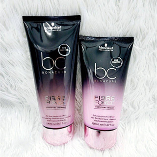 Schwarzkopf BC Fibre Force Fortifying Shampoo /Sealer /Mask /Cream สำหรับผมแห้งเสีย จากการทำเคมีซ้ำซ้อน