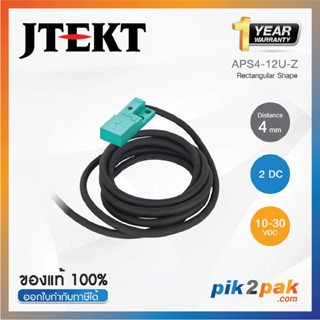 APS4-12U-Z : Rectangular Shape, Distance 4 mm, Wire 2 DC 10-30VDC - Jtekt - Proximity Sensors by pik2pak.com