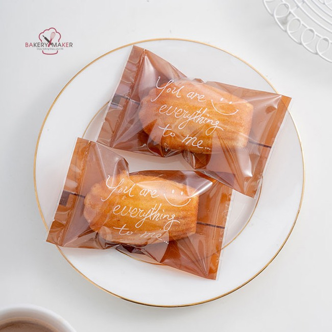 ถุงซีล ใส่คุกกี้ ขนม แพค 50 ใบ / madeleine bag cookie bag