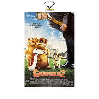 💎Intelligent | โปสเตอร์ Garfield2 | ขนาด 23.5x34.5 นิ้ว | x 1 แผ่น Garfield โปสเตอร์หนัง โปสเตอร์Garfield 2