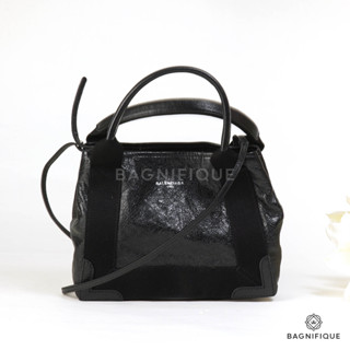 BALENCIAGA CABAS XS BLACK LAMB SHW