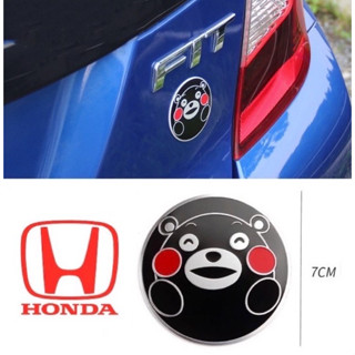 ราคาต่อ 1 ชิ้น โลโก้หมี คุมะมง แต่งฮอนด้า HONDA JAZZ CITY CIVIC ACCORD JDM KUMAMON EMBLEM logo