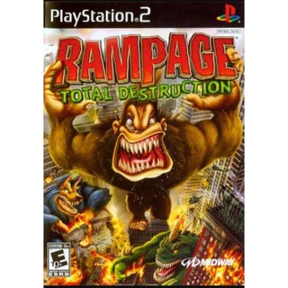 แผ่นเกมส์Ps2 - Rampage Total Destruction เกมคิงคองต่อสู้  แผ่นไรท์คุณภาพ (ปลายทางได้)✅️