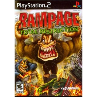 แผ่นเกมส์Ps2 - Rampage Total Destruction เกมคิงคองต่อสู้  แผ่นไรท์คุณภาพ (ปลายทางได้)✅️