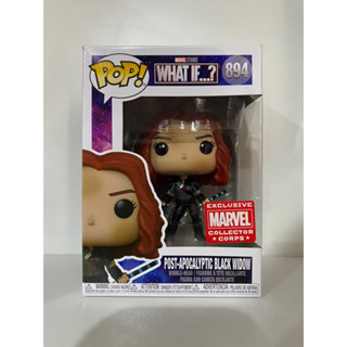 Funko Pop Post-Apocalyptic Black Widow Marvel What If Collector Corps Exclusive 894