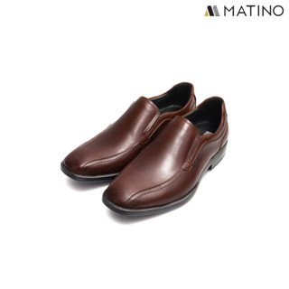 MATINO SHOES รองเท้าชายคัทชูหนังแท้ซับหนังแกะ รุ่น SF/B 0418 - BROWN