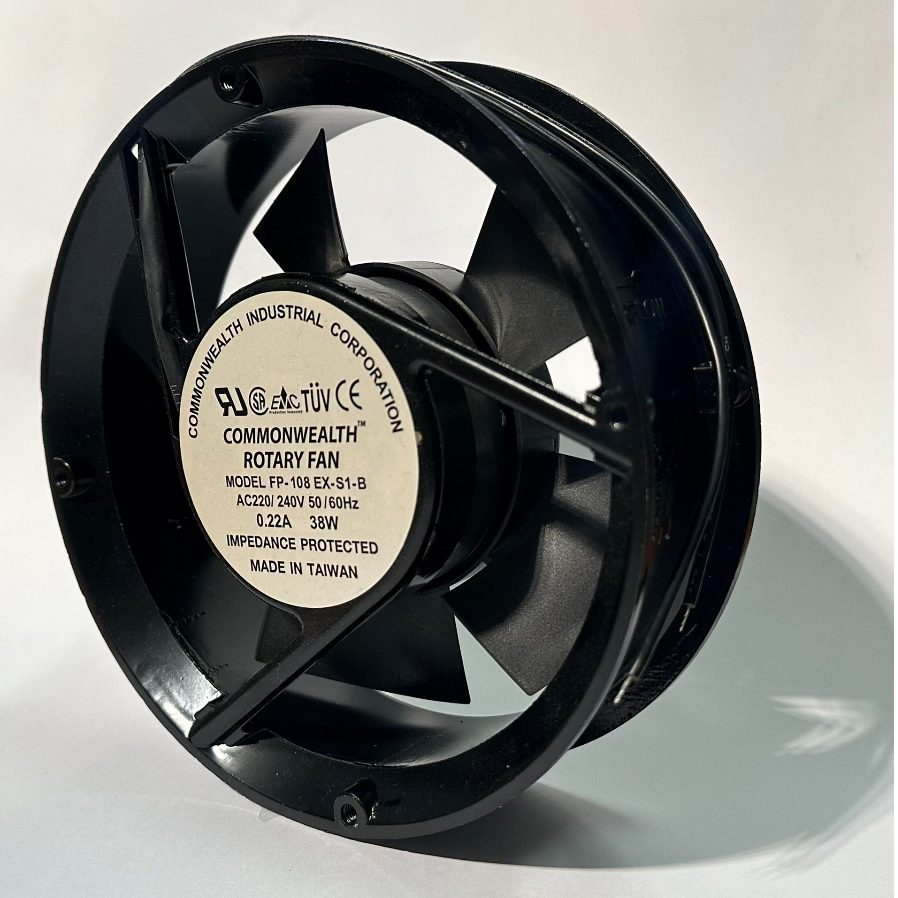พัดลมระบายความร้อน 6 นิ้ว กลม แบบลูกปืน  COMMONWEALTH : FP-108EX-S1-B   AC220V (170X170X50 mm.) สินค้าพร้อมส่ง ราคา ถูกที่สุด ดีลบีเคเค แกลเลอรีภาพที่ 6