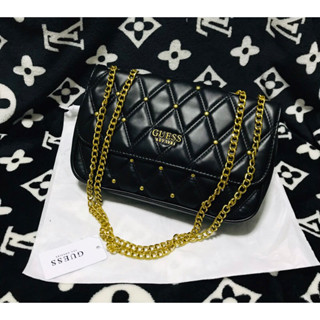 ✅✅✅พร้อมส่ง✅✅✅กระเป๋าสะพาย Guess สีดำ 10x6.5”