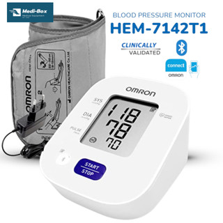 Omron HEM-7142T1 Digital with Bluetooth ออมรอน รุ่น Hem 7142T1 รับประกันศูนย์ประเทศไทย 5 ปี