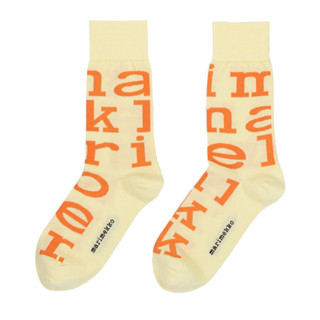 [ใส่ code&gt; ]Marimekko socks ISO LOGO size 37-39