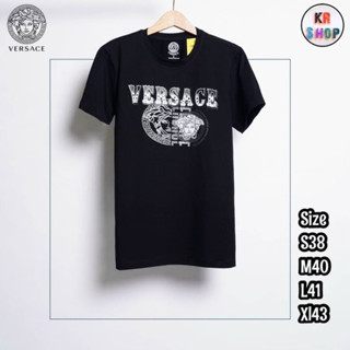 versace เสื้อยืดแขนสั้น