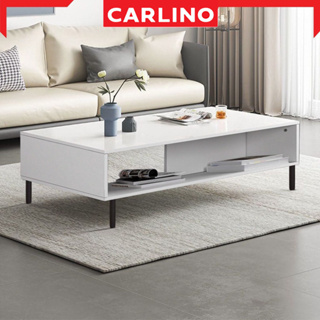 พร้อมส่ง !! CARLINO : Coffee Table 3.5 FT. โต๊ะกลางหน้าโซฟา ขนาดเล็กกะทัดรัด เหมาะสำหรับใช้วางกาแฟ ในห้องรับแขก