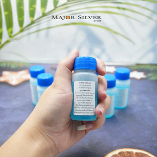 ✨ น้ำยาล้างเงินขนาดทดลอง 30ml. น้ำยาล้างเงิน ทอง น้ำยาทำความสะอาดเครื่องประดับ super clean