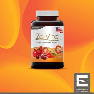 วิตามินซี ยี่ห้อ Ze-Vita ขนาด 100 เม็ด Vitamin C 1,000 มิลลิกรัม ( Ze-Vita C 100 เม็ด  )