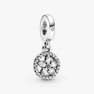 [พร้อมส่ง สินค้าแท้ 💯] Pandora Sparkling Snowflake Circle Dangle Charm