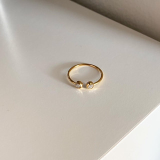 imean.store - Couple dot ring | แหวนงานชุบ 18k gold