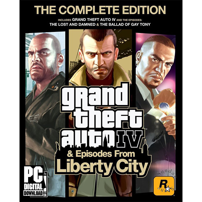 เกม GTA IV | Grand Theft Auto IV Complete Edition [ดาวน์โหลด] [แฟลชไดร์ฟ] [PC]