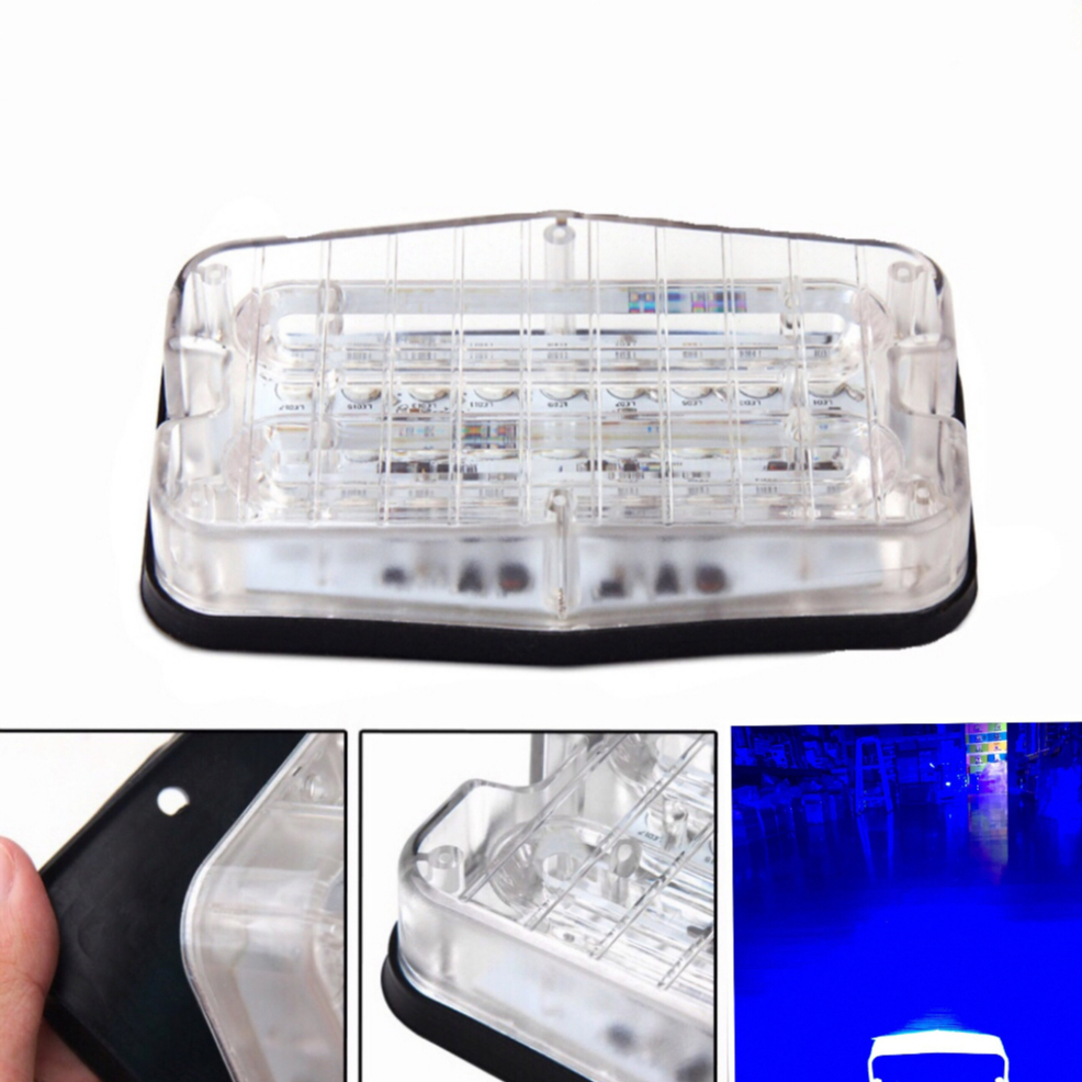 (1ชิ้น) ไฟไซเรน M6 ไฟไซเรนกู้ภัย ไฟฉุกเฉิน 18LED กำลังไฟ12V แสงสีแดง เหลือง น้ำเงิน