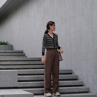 Charisma - JUNO PANTS 3 สี Brown / White / Black