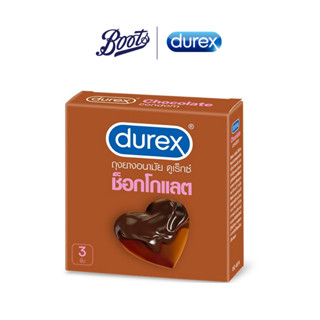 Durex ถุงยางอนามัยดูเร็กซ์ ช็อกโกแลต (3 ชิ้น)