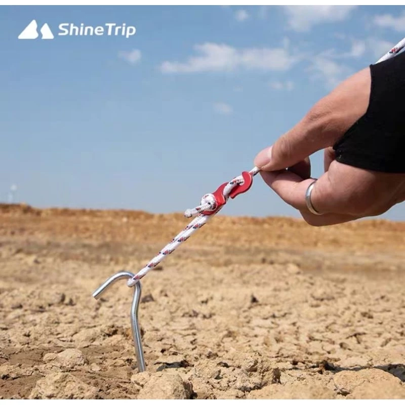 Shine Trip​ สมอ​บก​อลูมิเนียม​อัลลอย​ สำหรับ​กาง​เต็นท์​ ยาว18cm. หนา 6mm. thumbnail 4
